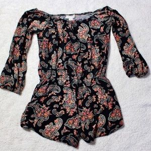Pacsun Paisley Romper